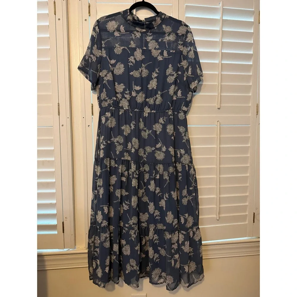 Lulus dress steel blue size XL